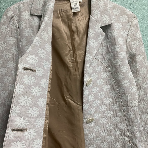Max Studio Flax Floral Dress Jacket - Picture 3 of 8